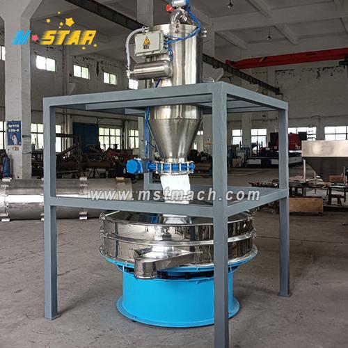 輸送篩分-真空上料機(jī)-螺旋上料機(jī)-噸袋拆包機(jī)/包裝機(jī)-螺帶混合機(jī)-南京